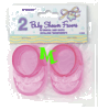 Patuco de plástico color rosa