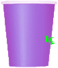 Vasos de cartón lilas