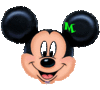 Cabeza de Mickey Mouse forma