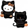 Hello Kitty vestida de gato negro
